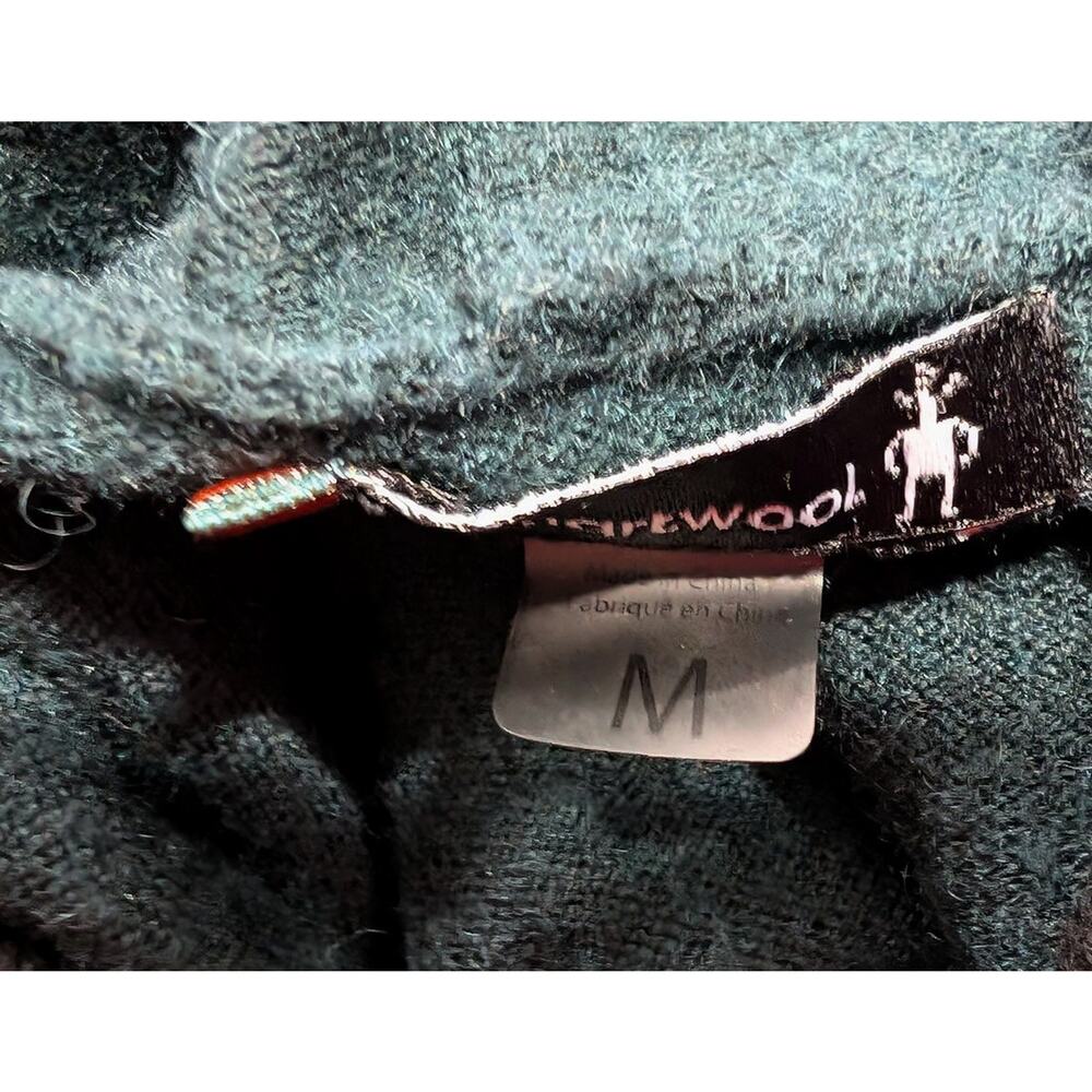 Smartwool Sweater Hoodie Shadow Pine Green Black Pullover Women's Size M - Picture 8 of 11